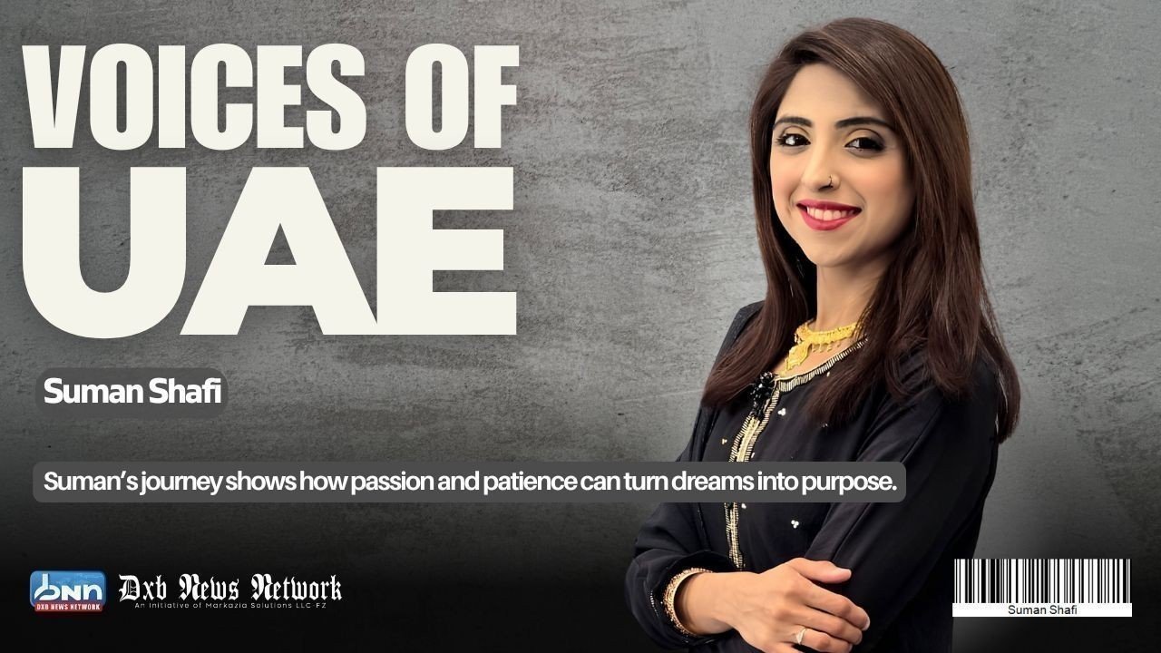 Featured - DXB News Network cover image – Suman Shafi ‘From Words to Mandalas’ feature.