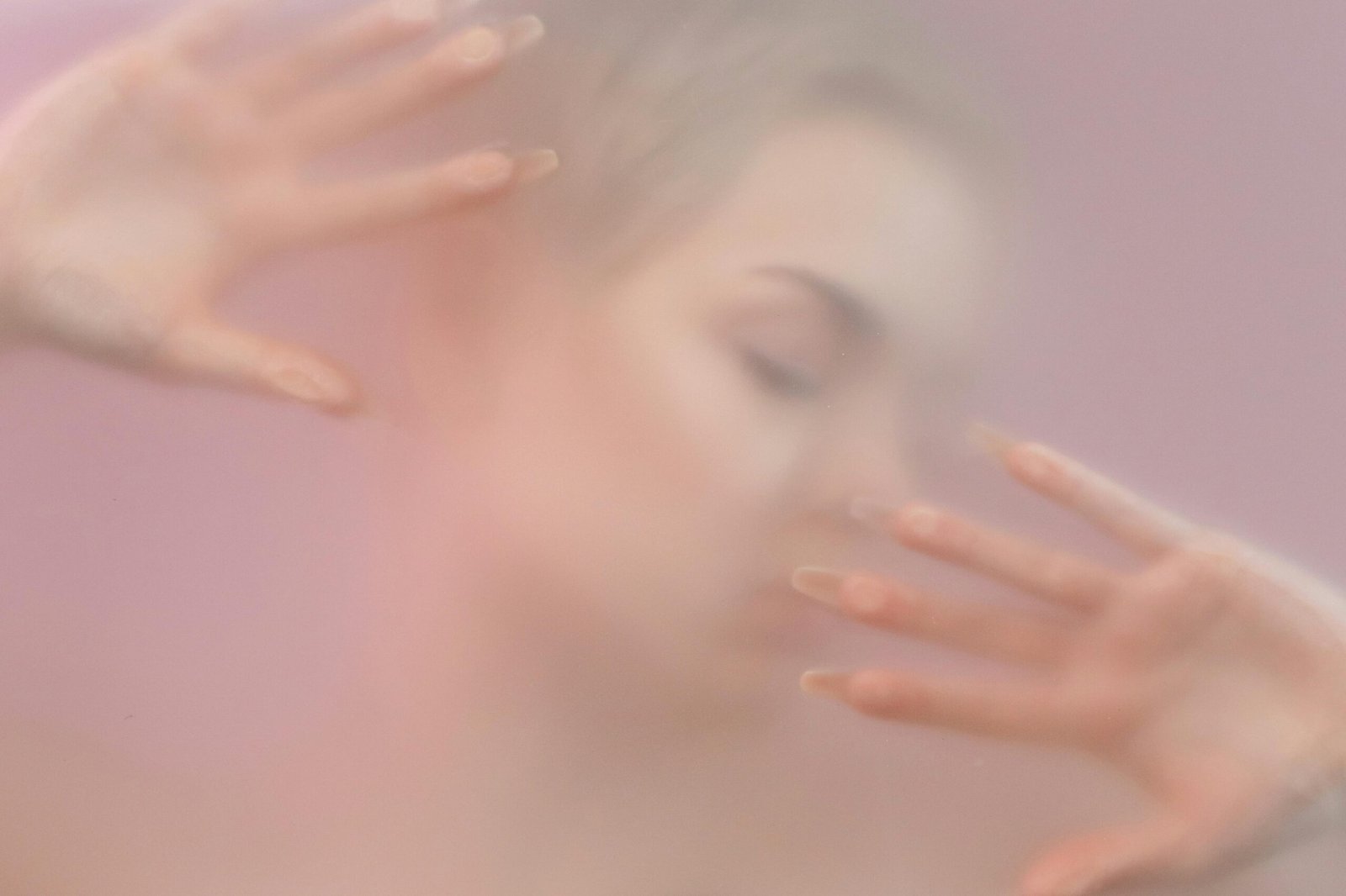 The mirror test — a fogged mirror showing a blurred reflection, symbolizing introspection and clarity.