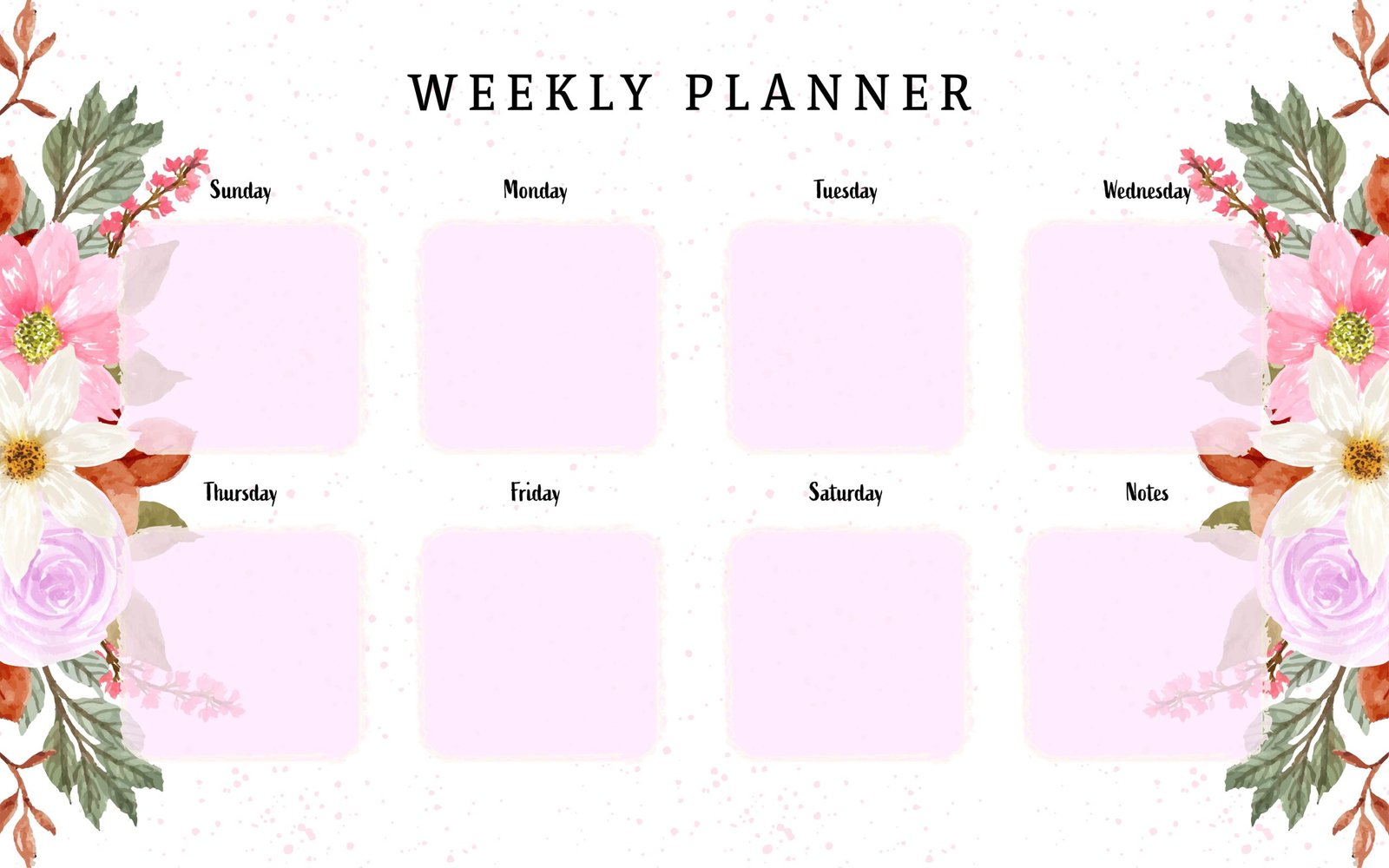 Weekly bullet journal layout for intentional productivity