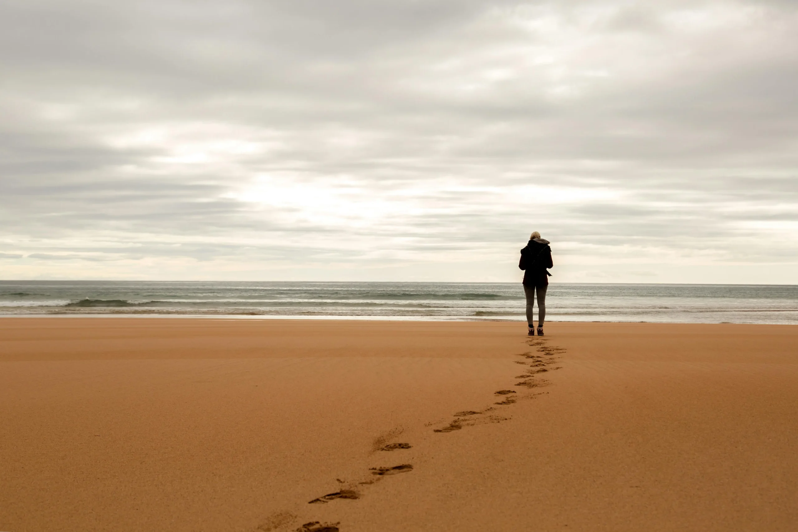footprints symbolizing lasting impact left by strangers in our lives