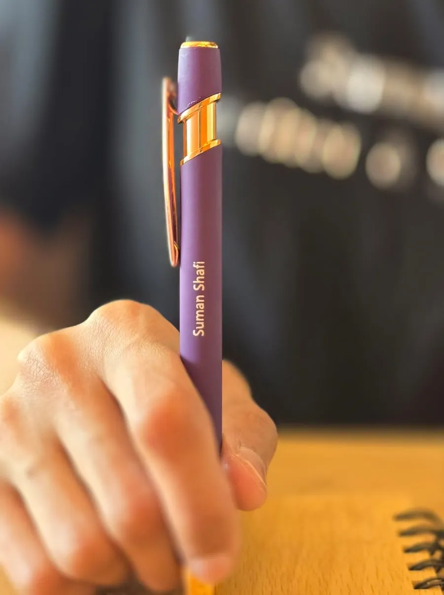 Writing content with a personalized pen as part of building a personal brand