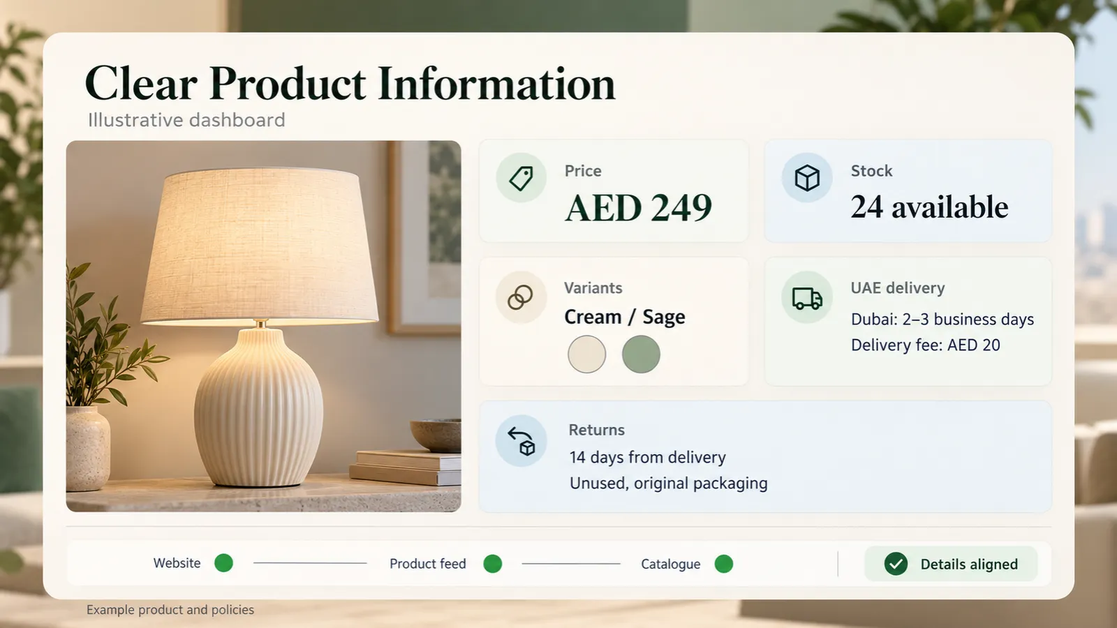 Consistent product information supporting AI shopping across merchant systems
