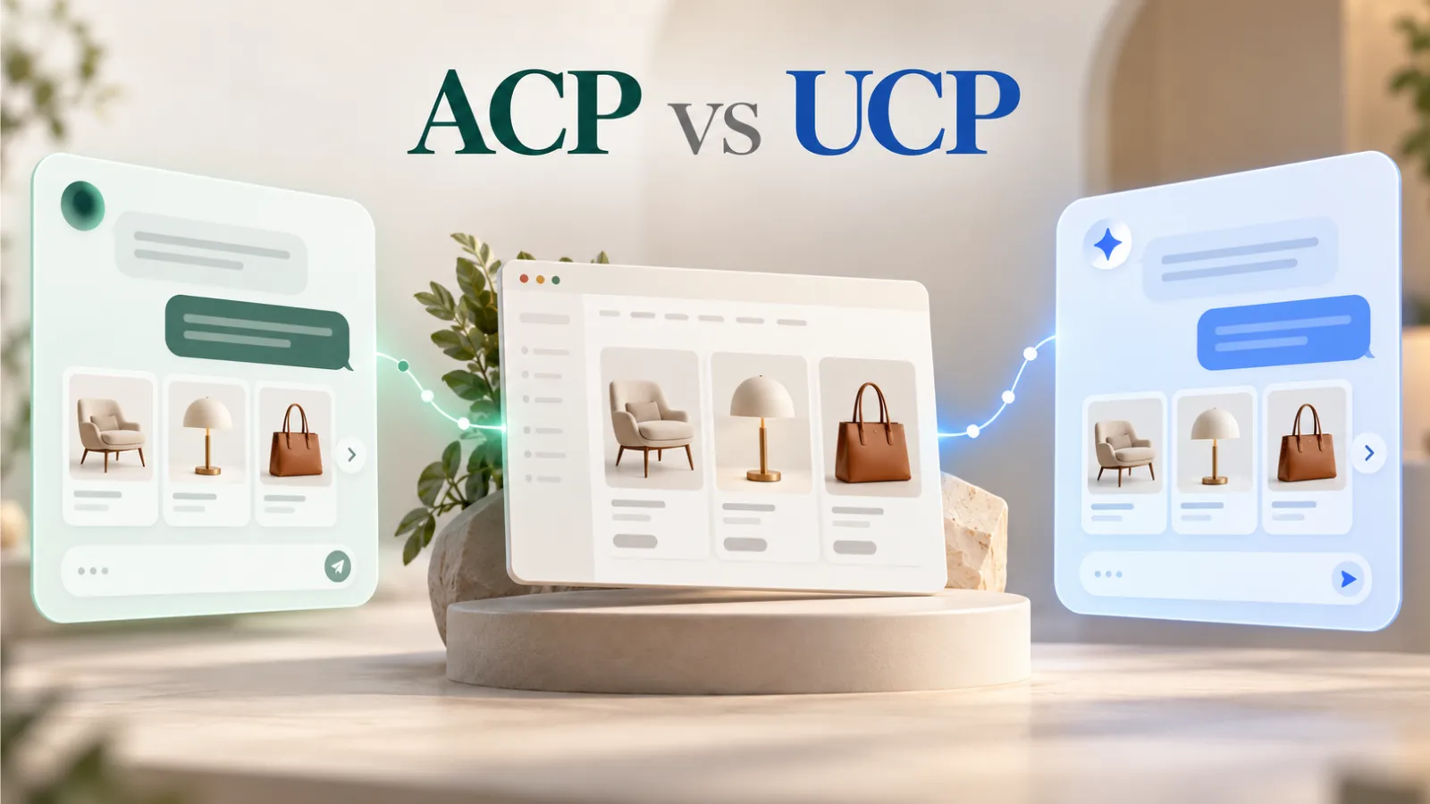 ACP vs UCP connecting an e-commerce catalogue with AI-assisted shopping experiences